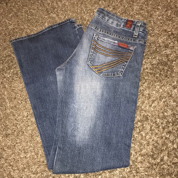 7 for all mankind Dojo Jeans Size 31 Inseam 31 In - Picture 2 of 8